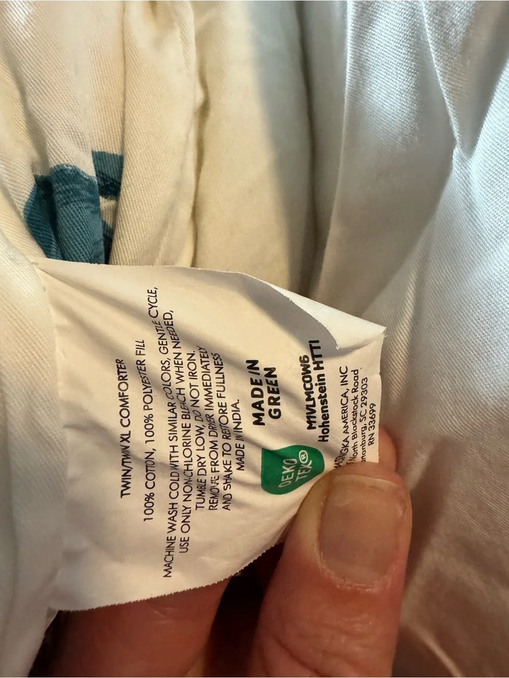 kate spade White and Lavender Floral Twin XL Comforter Set